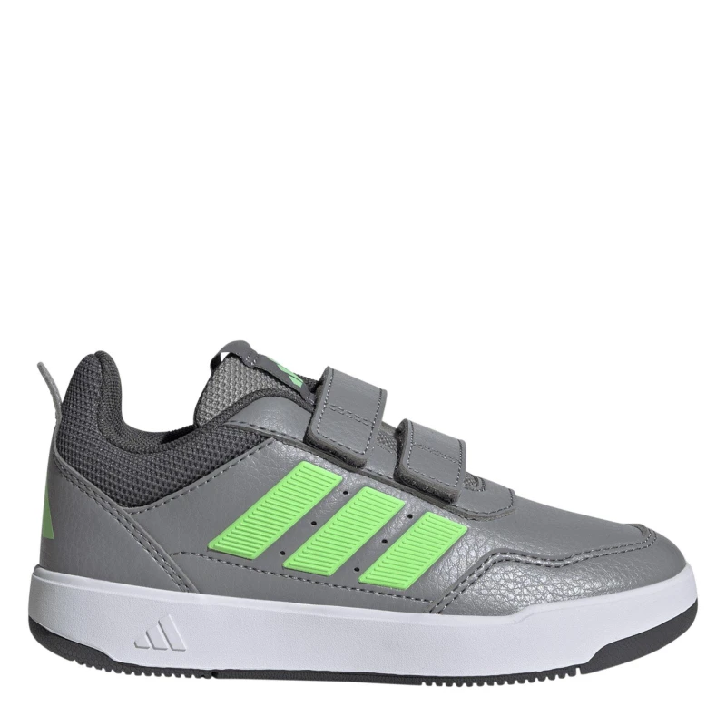 Image of adidas Tensaur 3 Trainers Child Grey/Green male C11 (29)