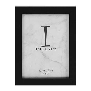 Image of 5" x 7" - iFrame Black Plastic Photo Frame