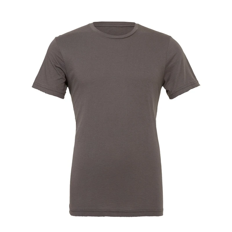 Image of Bella + Canvas Mens Crew Neck T-Shirt in Jet Black Size: Small Jet Black Male S