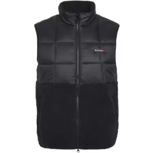 Image of Barbour Mens Fell Fleece Gilet Black Medium