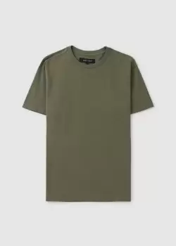 Image of Replay Sartoriale Mens T-Shirt In Sage Green