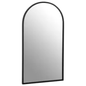 Image of Olivia's Trento Wall Mirror Black Arched / Large