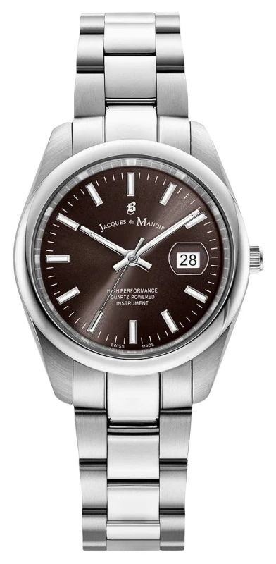 Image of Jacques Du Manoir JWL03803 Allure (32mm) Brown Sunray Dial Watch