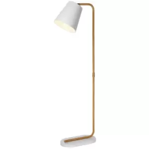 Image of Lucide CONA - Floor Lamp - 1xE27 - White
