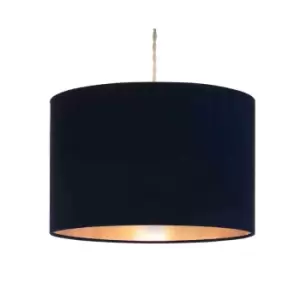 Image of Village At Home Velvie Pendant Shade - Navy Copper