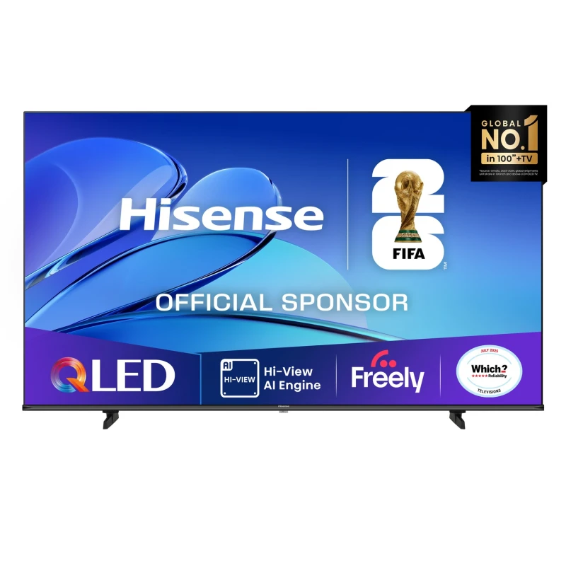 Image of Hisense E7QTUK 65" Smart 4K Ultra HD QLED TV 65E7QTUK Black