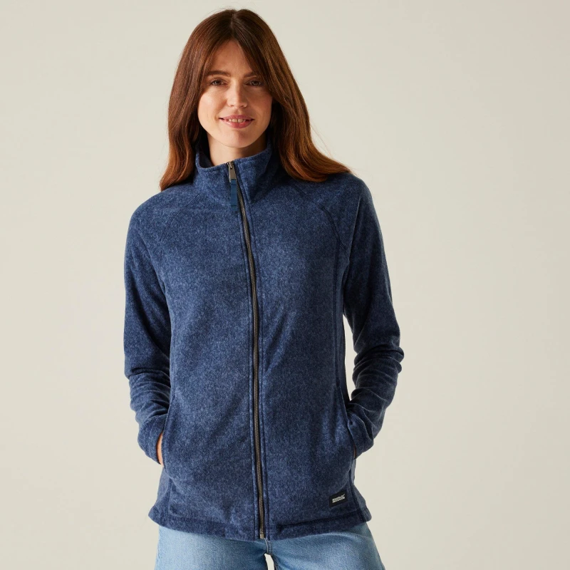 Image of Regatta Mayse Fleece Navy Marl female 10