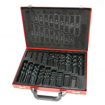 Image of Hilka 170 Pce Hss Drill Bit Set Pro Craft