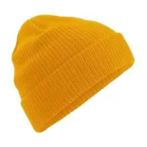 Image of Beechfield Unisex Adult Beanie (One Size) (Mustard Yellow)