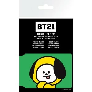 Image of BT21Chimmy Oyster Wallet Travel Holder ID Card Holder
