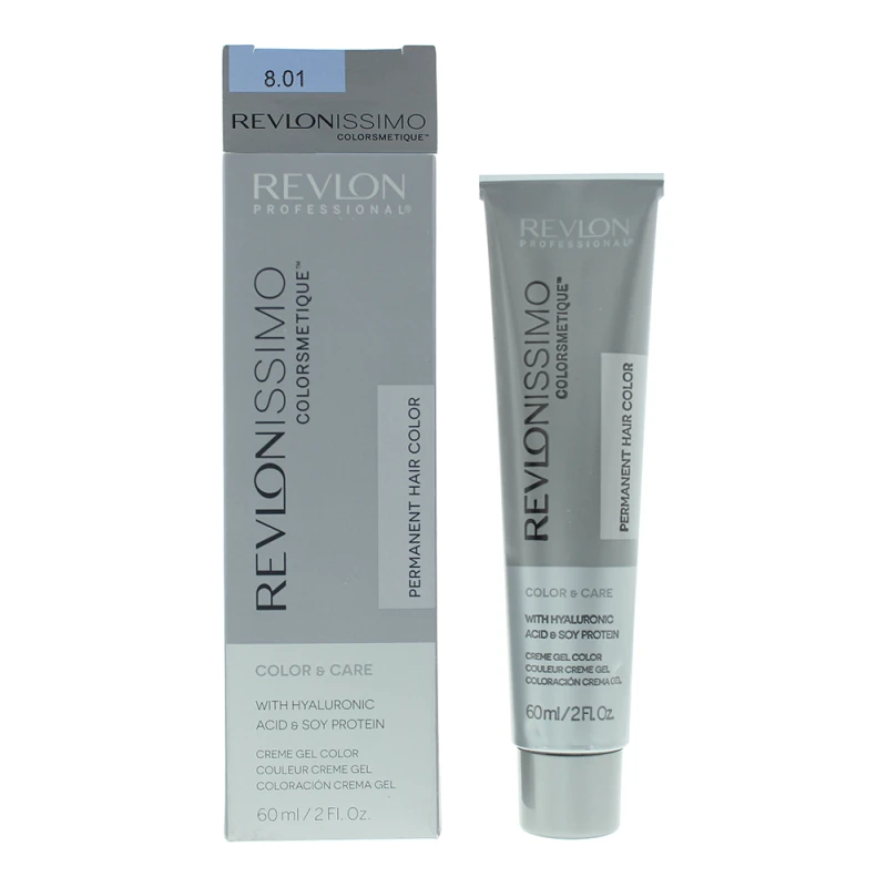 Image of Revlon Revlonissimo Colorsmetique 8.01 Light Natural Ash Blonde Hair Colour 60ml