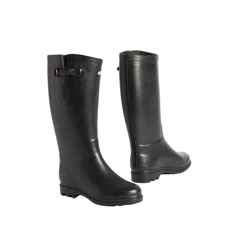 Image of Aigle Womens rain boots Aigle F2nl Noir Female 37