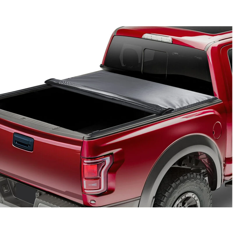 Image of VEVOR Vevor - Truck Bed Cover, Roll Up Truck Bed Tonneau Cover, Compatible with 2014-2024 Chevy Silverado / gmc Sierra 1500, for 6.6 x 5.2 ft / 6.6 x