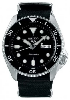 Image of Seiko 5 Sport Sports Automatic Black Dial Black Watch