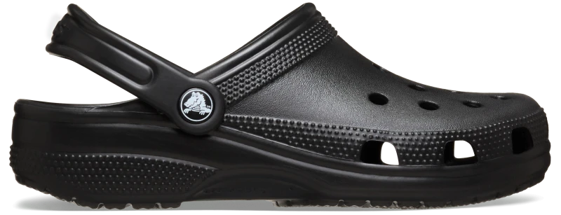 Image of Crocs Unisex Classic Clogs Black W8/M7