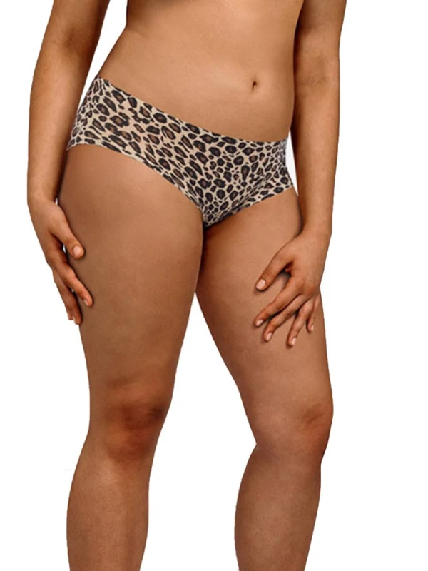 Image of Chantelle Soft Stretch Shorts Nude Leopard Women ONE SIZE