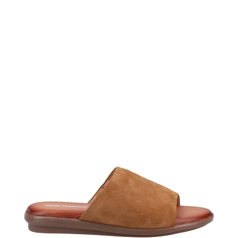 Image of Hush Puppies Krystal Mule Sandal - Brown Brown 7