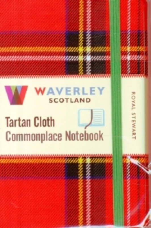 Image of Waverley (M): Royal Stewart Tartan Cloth Commonplace Notebook Hardback