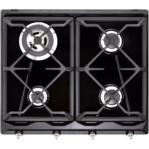 Image of Smeg Victoria SR964NGH 60cm Gas Hob - Black