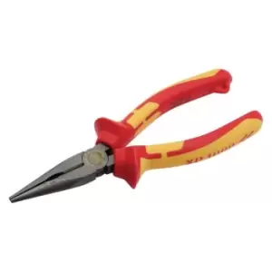 Image of 99067 XP1000 VDE Long Nose Pliers, 160mm, Tethered - Draper