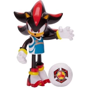 Image of Shadow With Soccer Ball (Sonic The Hedgehog) 4" Action Figure