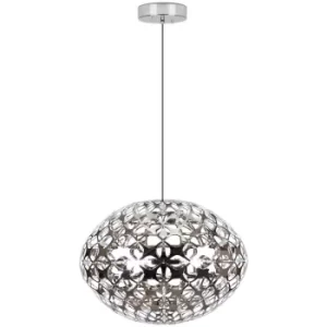 Image of Orbiter Spherical Pendant Ceiling Light Chrome