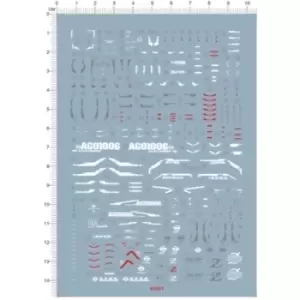 Image of Bandai Hobby GD-101 RG Zeta Gundam Bandai Decal