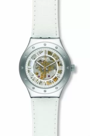 Image of Ladies Swatch Rosetta Bianca Automatic Watch YAS109