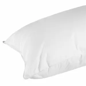 Image of HOMESCAPES Soothing Aloe Vera Infused Cotton Pillow with Goose Feather and Down - White