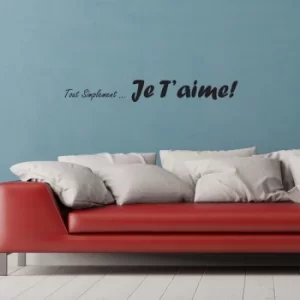 Image of YS-10 Black Decorative Wall Sticker