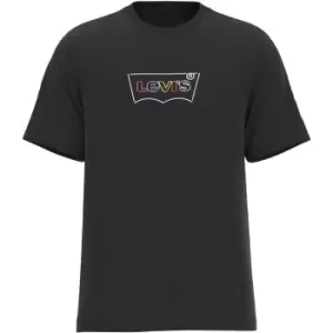 Image of Levis Batwing Relaxed T Shirt - Black