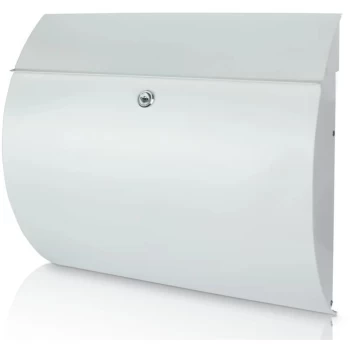 Image of BURG-WÄCHTER Letterbox Toscana 856 W Steel White - White