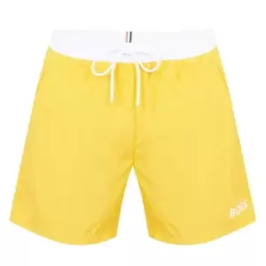Image of Boss Starfish Swim Shorts - Yellow