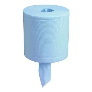 Image of Wypall L20 Centrefeed Wiper Roll 2 Ply Blue 7302