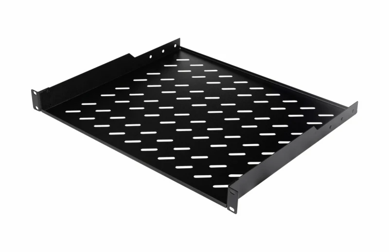 Image of Equip Fixed Shelf 19'. 1U. 600MM. Black