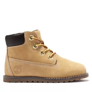 Image of Timberland Pokey Pine 6" Boot For Toddler In Yellow Yellow Kids, Size 5