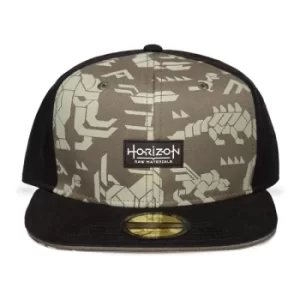 Image of HORIZON FORBIDDEN WEST Logo Patch Snapback Baseball Cap, Multi-colour (SB772570HFW)