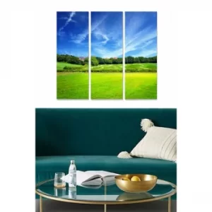 Image of MDF93363874 Multicolor Decorative MDF Painting (3 Pieces)