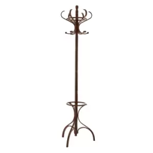Image of Premier Housewares Birch Coat Stand - Walnut