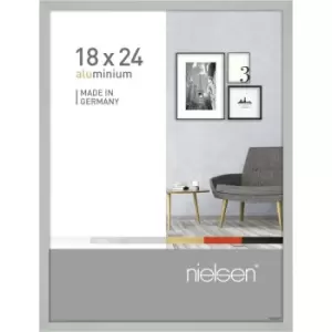 Image of Pixel 18 x 24cm Picture frame Frosted Silver - 0