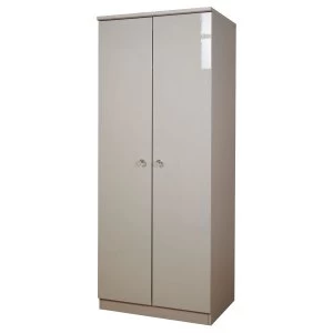 Image of Zodian Ready Assembled 2-Door Wardrobe - Grey