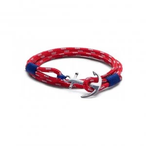 Image of Tom Hope Bracelet Tom Arctis 3 TM001 Knot Bracelet Marino Red Man