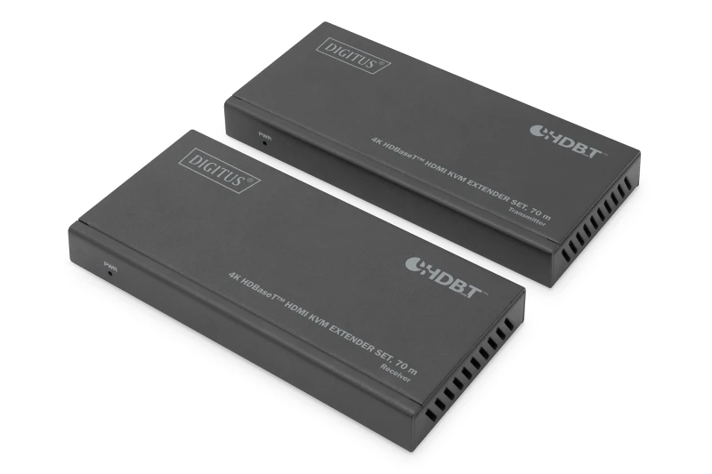 Image of Digitus 4K HDBaseT HDMI KVM extender set. 70 m