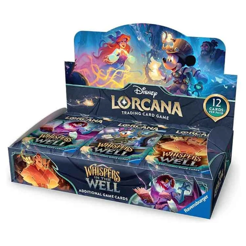 Image of AJ Toys & Books Disney Lorcana - Whispers in the Well - Booster Box
