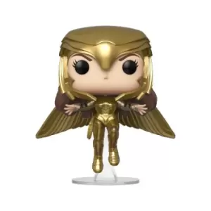 Image of Wonder Woman 1984 Wonder Woman Gold Flying (Metallic) Pop! Vinyl Figure