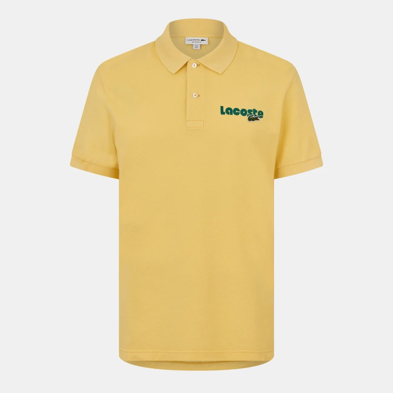Image of Lacoste Logo Polo Shirt Cornsilk male XS