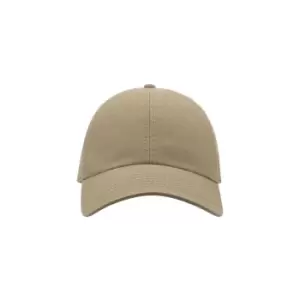 Image of Atlantis Action 6 Panel Chino Baseball Cap (Pack of 2) (One Size) (Khaki)