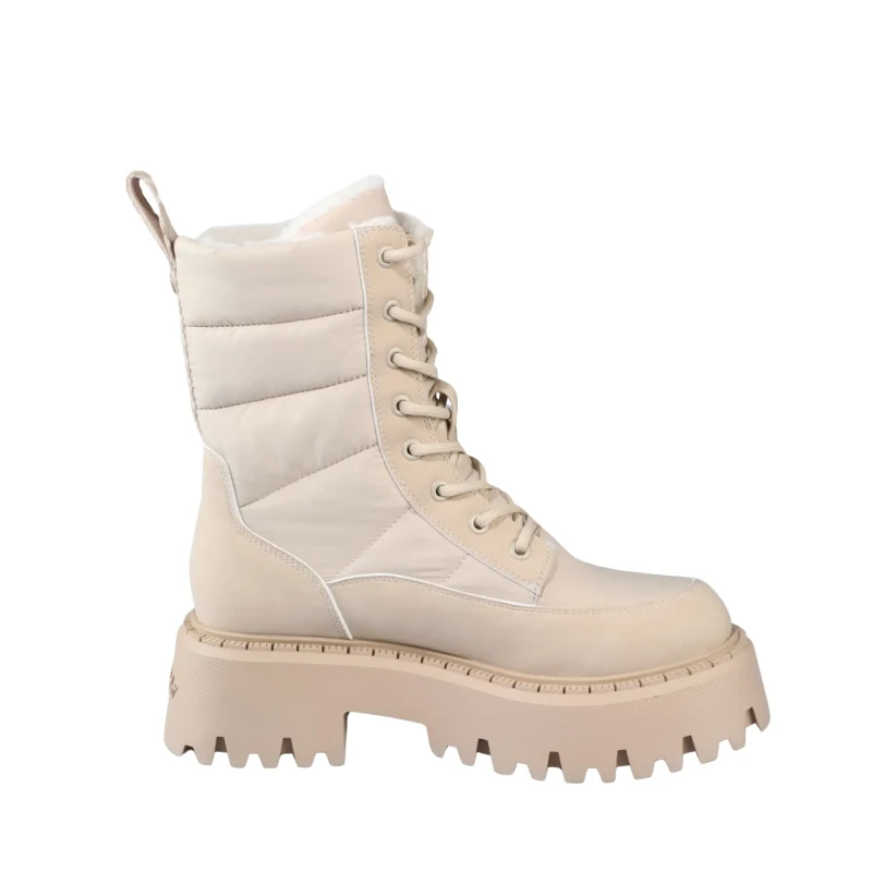 Image of Buffalo Womens boots Buffalo Aspen Lace up Quilt Noir Female 41