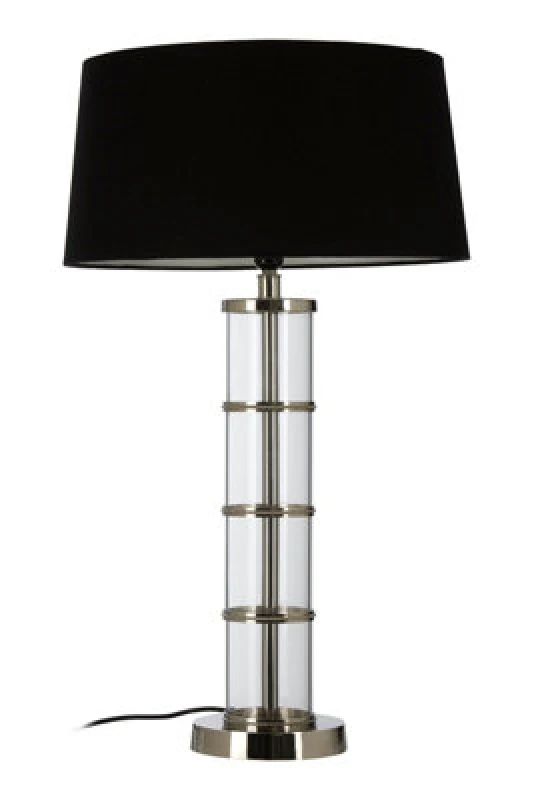 Image of Orsina Camile Table Lamp, Silver, Synthethic, Synthethic, Metal,