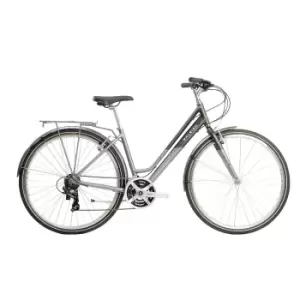 Image of 2021 Raleigh Pioneer Low Step Hybrid Bike in Black and Silver